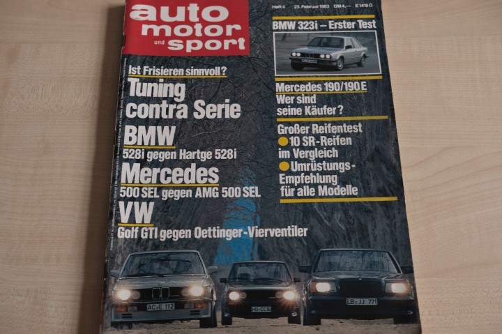 Deckblatt Auto Motor und Sport (04/1983)